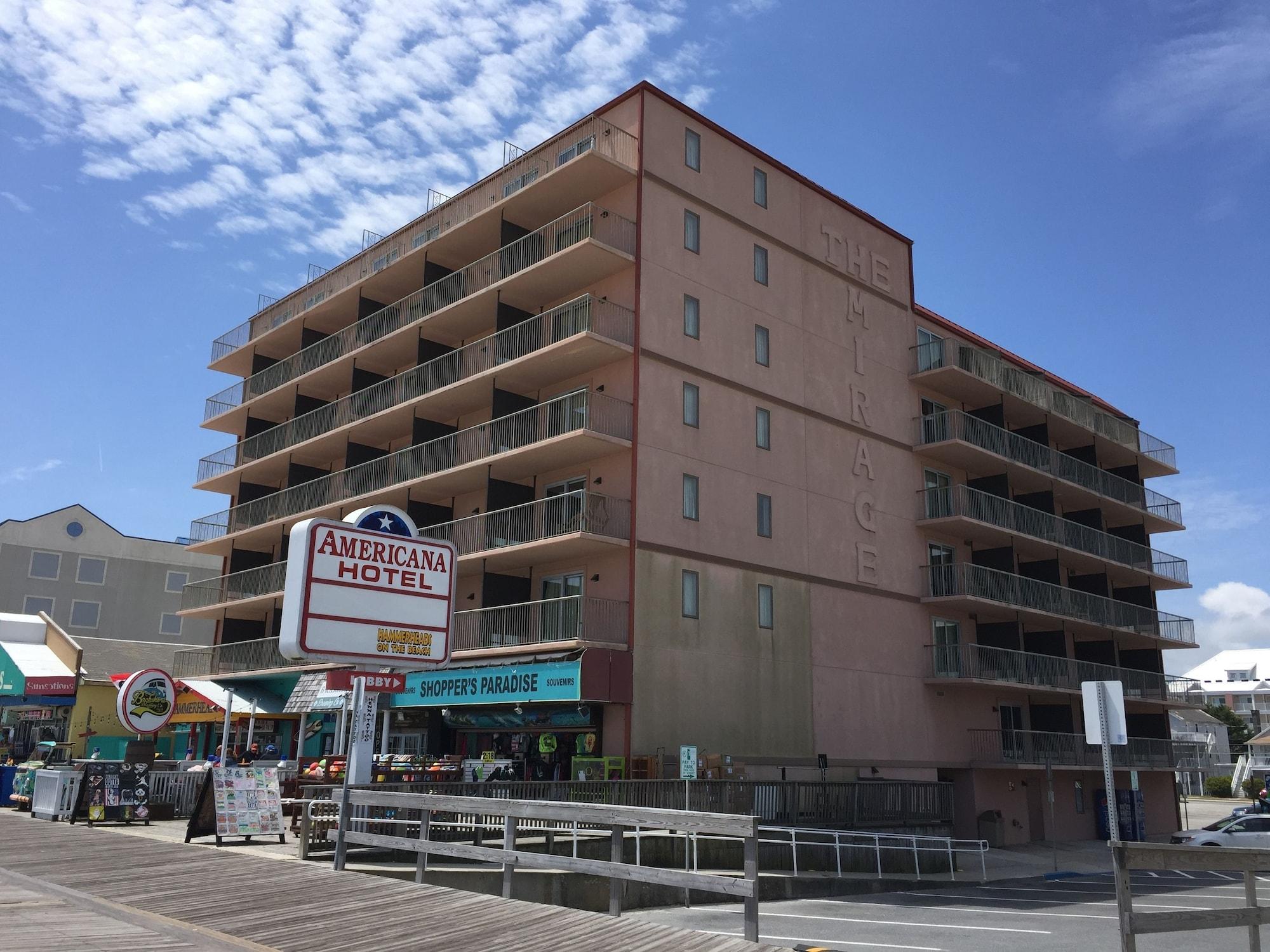 Americana Hotel Boardwalk Ocean City Buitenkant foto
