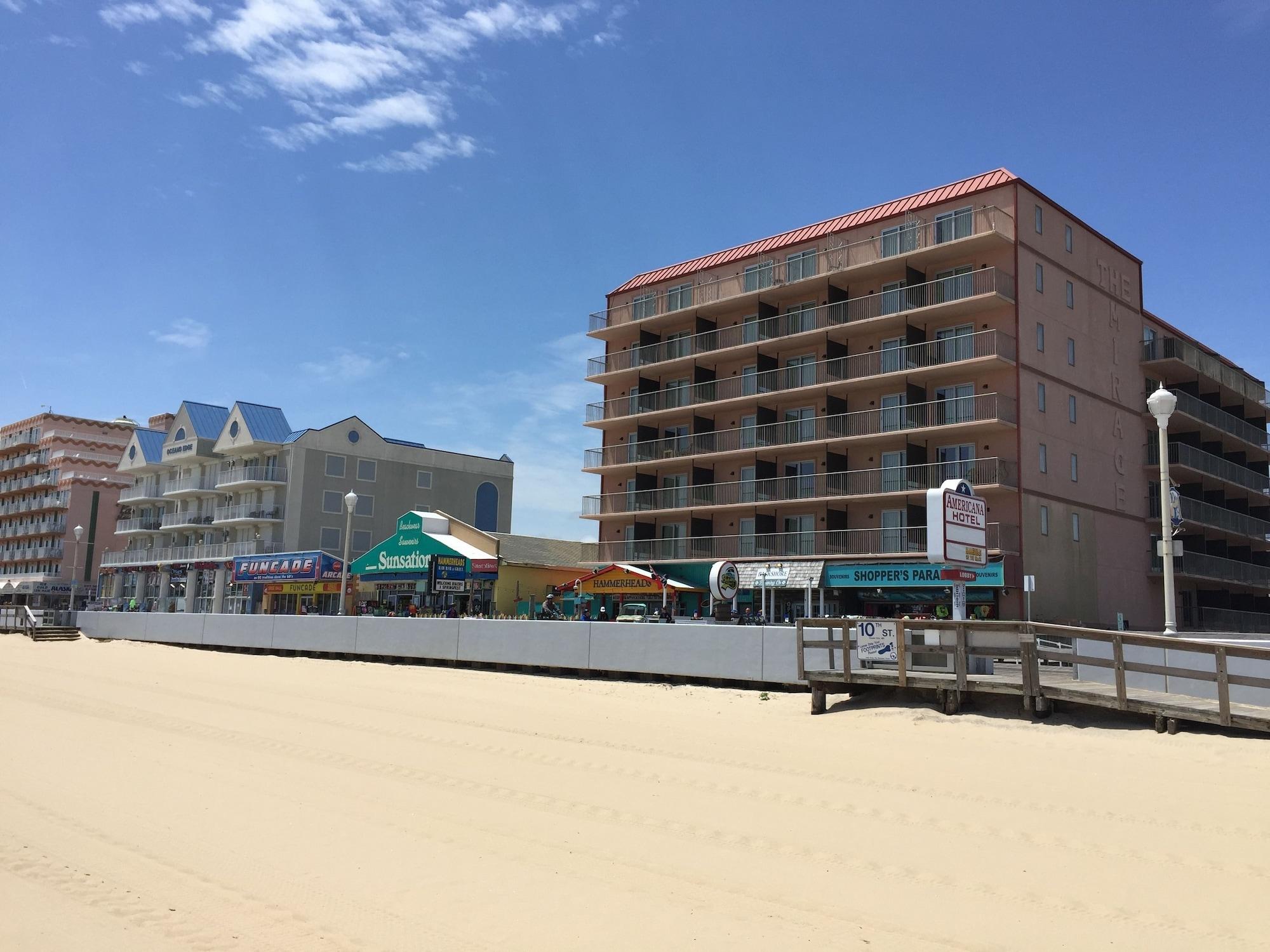 Americana Hotel Boardwalk Ocean City Buitenkant foto