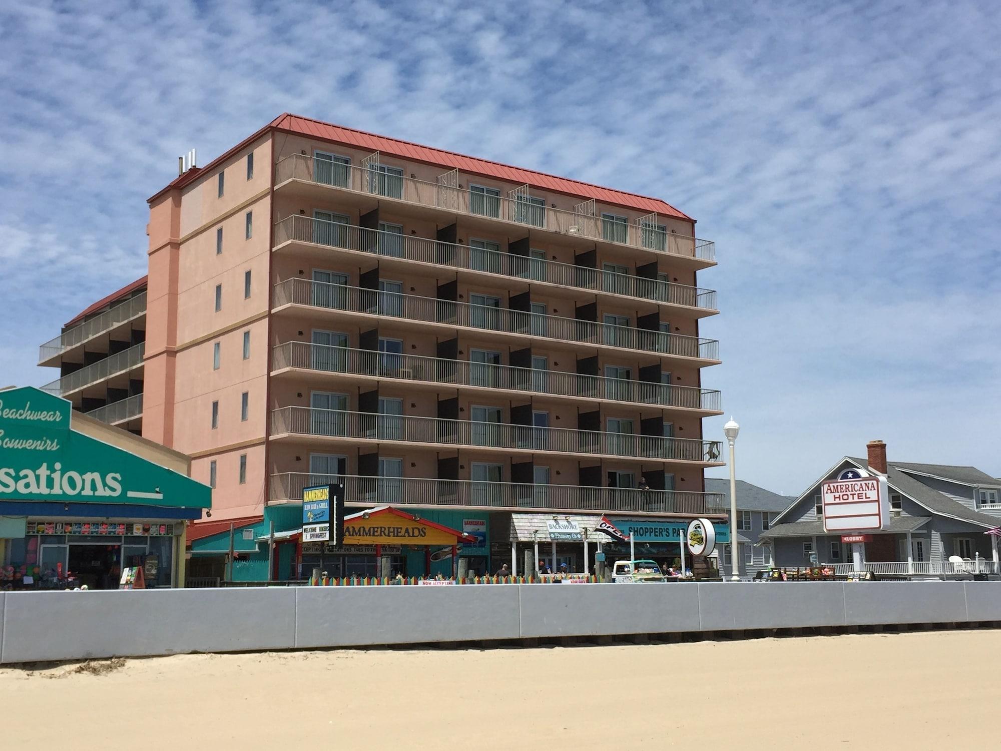 Americana Hotel Boardwalk Ocean City Buitenkant foto