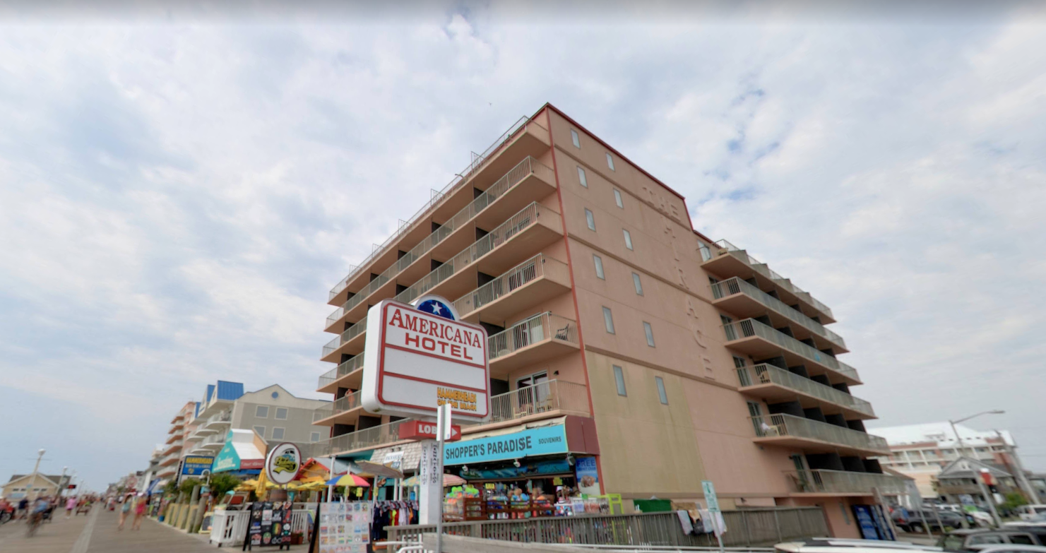 Americana Hotel Boardwalk Ocean City Buitenkant foto
